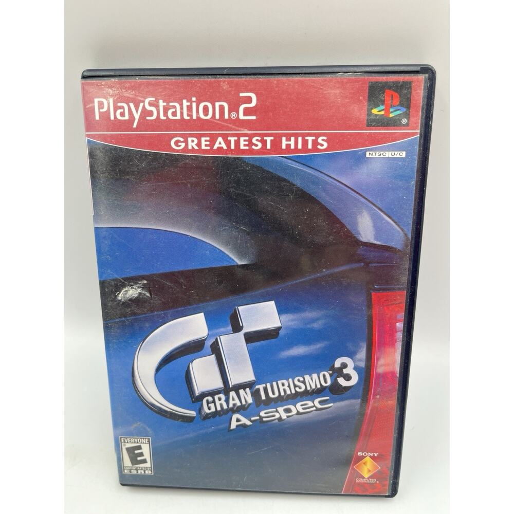 Gran Turismo 3 A-spec Playstation 2 ( PS2 2002) Complete With Registration Card
